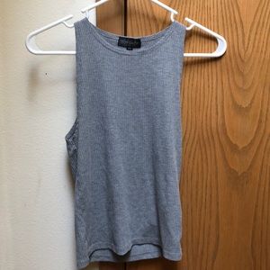 Gray TopShop Tank Top shirt